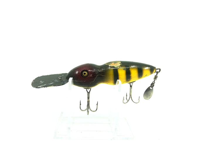 Wooden Martin Lizard Yellow Perch Color