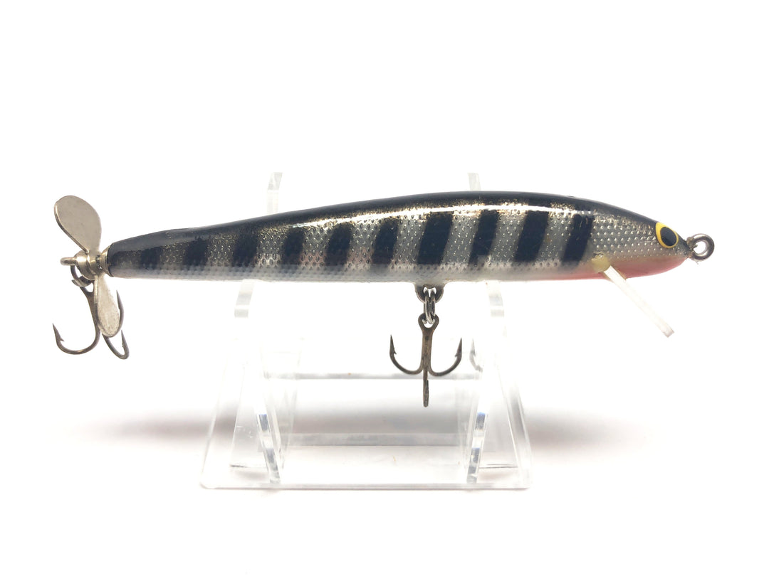 Bagley Bang-O-Lure #4 Silver Chrome with Black Back and Ribs Color