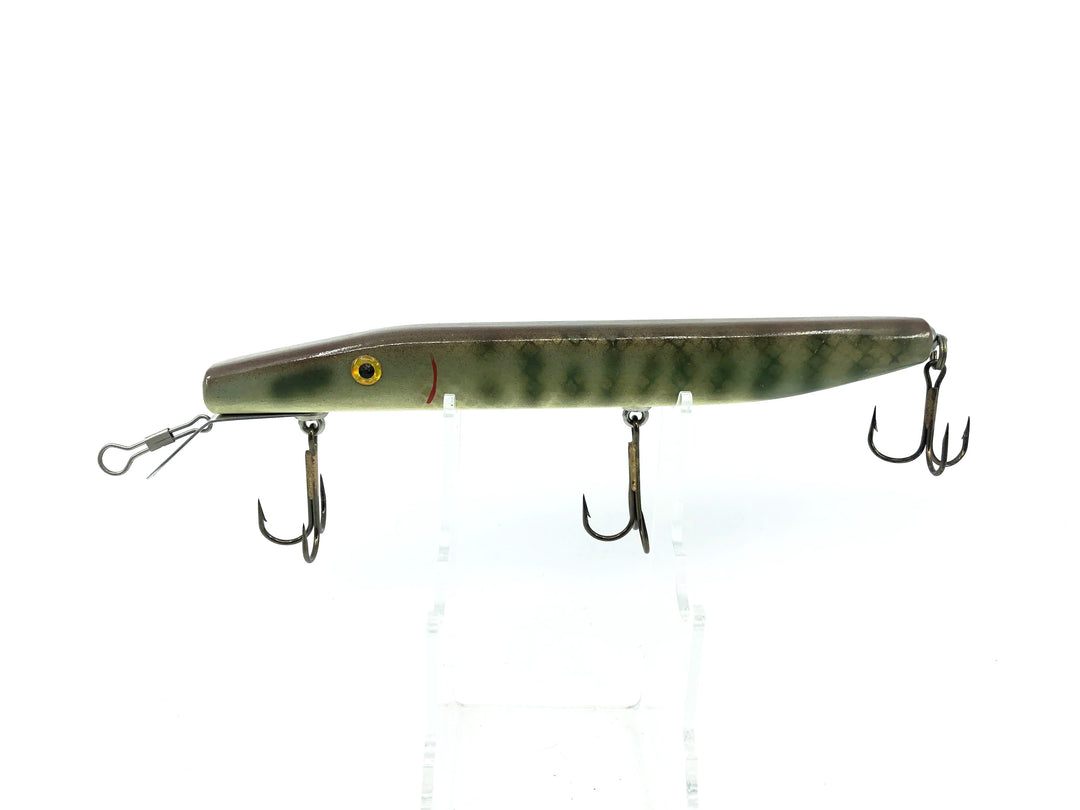 Alzbaits Straight Pikie Musky Lure, Musky Scale Finish Color