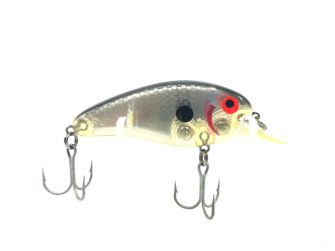 Bomber Flat A Silver and Black Back Crankbait