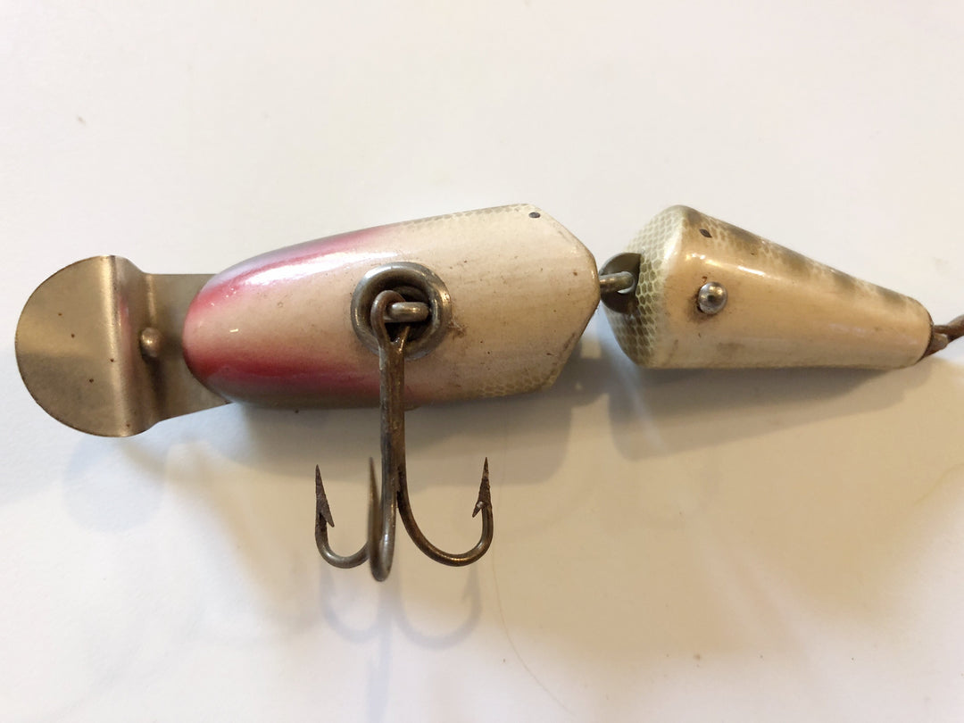 Creek Chub Baby Jointed Pikie 2700 Glass Eyes Wooden Lure