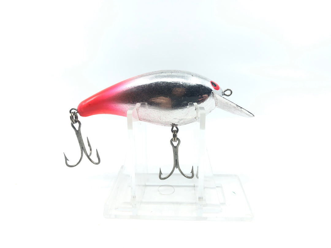 Silver and Orange Crankbait