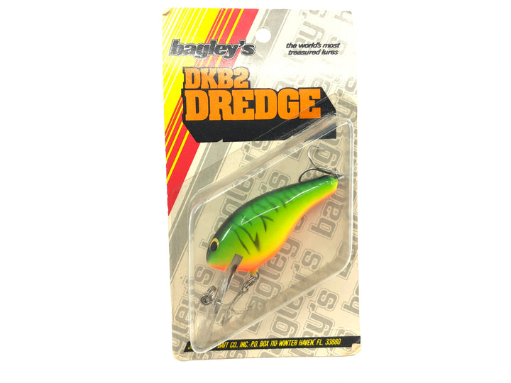 Bagley DKB2 DREDGE DKB2D-H69T Hot Tiger Color New on Card Old Stock Florida Bait