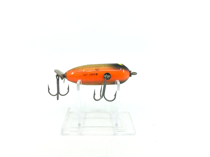 Luhr-Jensen Lil' Chris , Gold/Black Back/Orange Belly Color