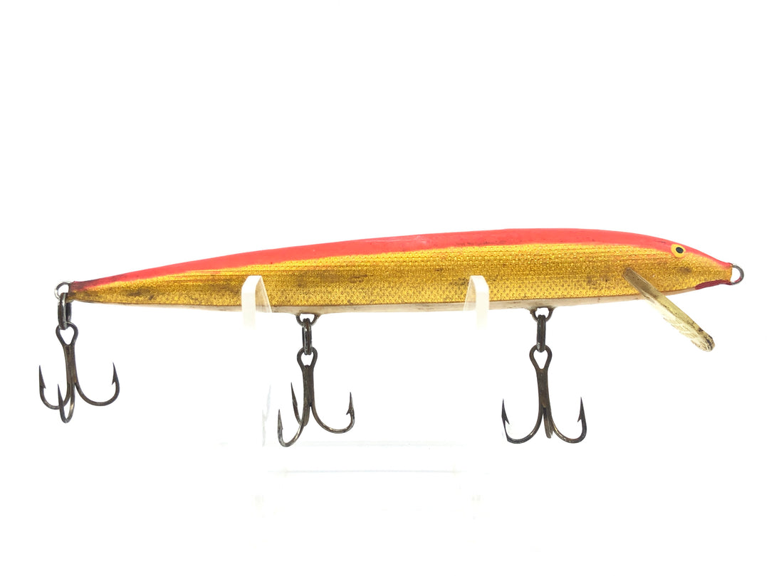 Vintage Rapala Floating Minnow Red and Gold