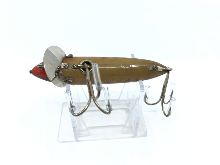 Heddon Baby Vamp 7409R Natural Scale Glass Eyes