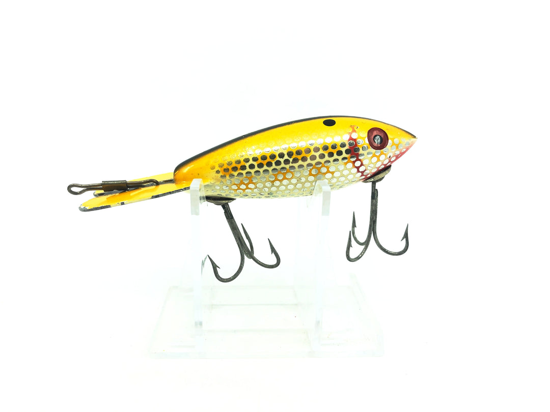 Bomber 500 Series, #81 Metascale Yellow Back Shad Color