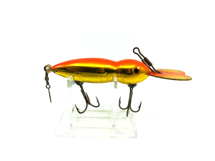 Hellbender Whopper Stopper, Gold Chrome/Orange Back Color