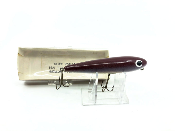 Wood-Line Lure Zara Walking Bait, Purple Sucker Color, Wisconsin Bait