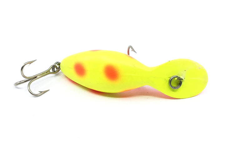 Heddon Tadpolly Yellow with Orange Spots