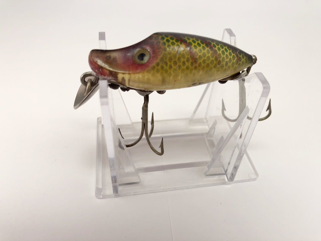 Heddon Midget River Runt Perch with Black Ribs