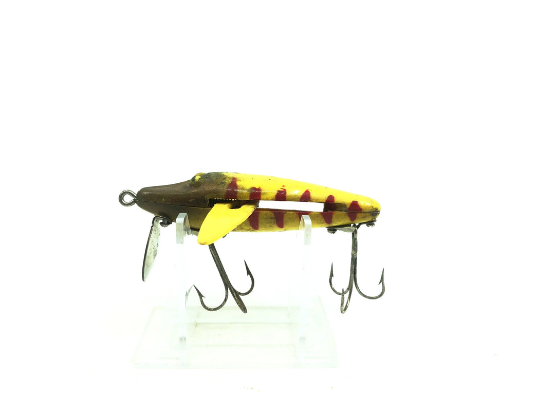 Kentucky Bait Flutter Fish, Yellow/Red Ribs Color