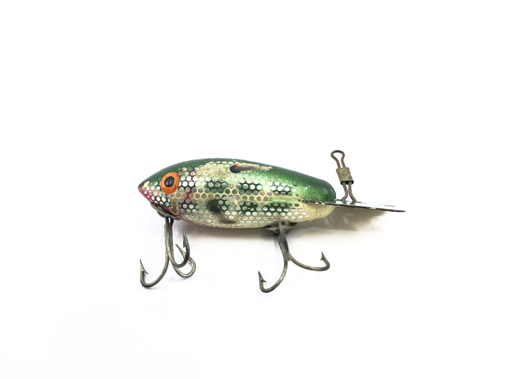 Wooden Bomber 300 Series #83 Metascale Green Back Shad