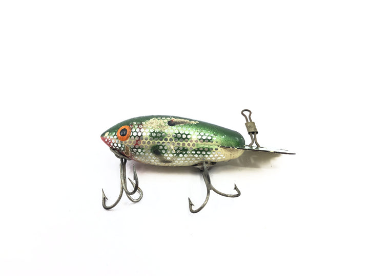 Wooden Bomber 300 Series #83 Metascale Green Back Shad