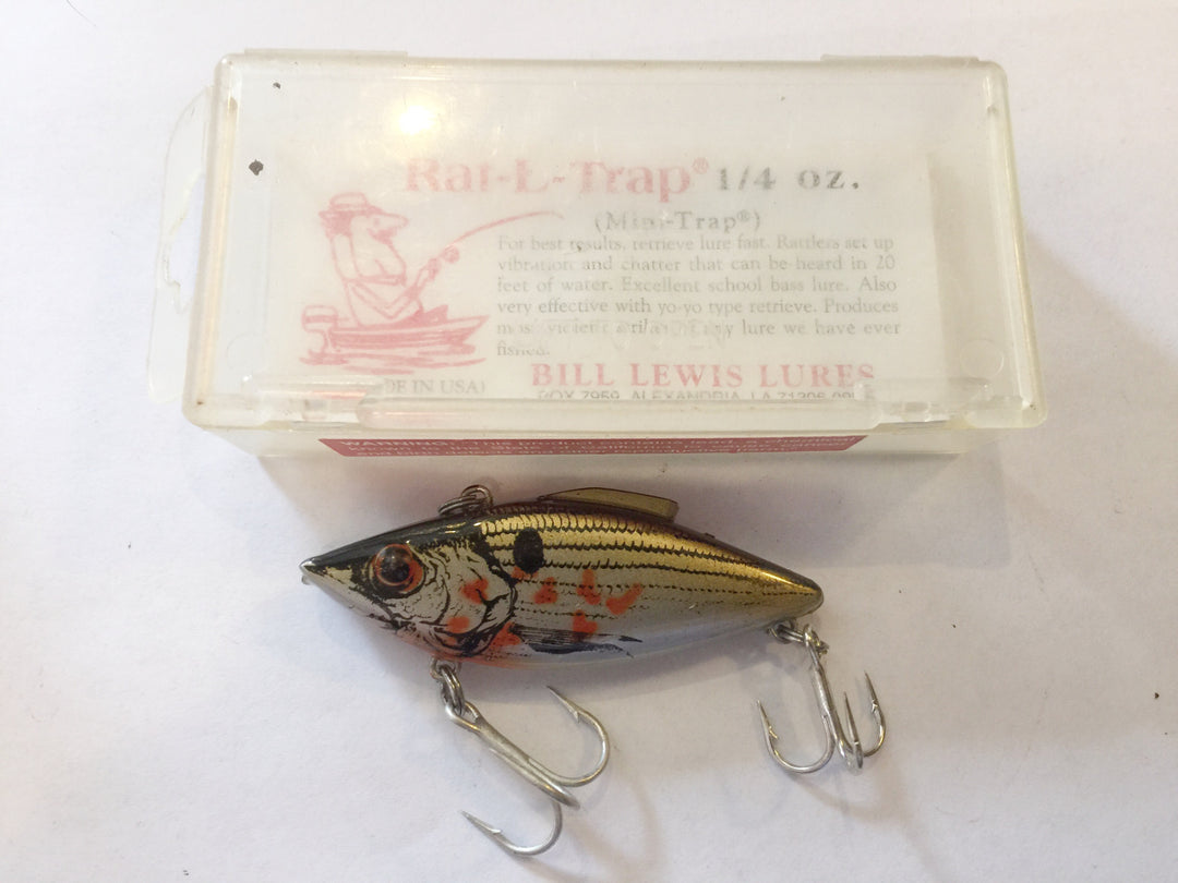 Bill Lewis Rat-L-Trap Mini-Trap Bleeding Shad NIB