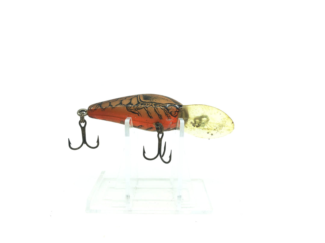 Bomber Model A 6A XC4 Dark Brown Crawdad/Orange Belly Color Screwtail