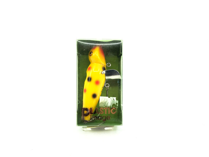 Plastic Image Quiver, Creek Chub Jigger Imitation New in Box Yellow Dots