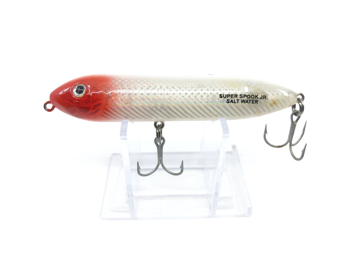 Heddon Excalibur Salt Water Super Spook Jr Red Head Scale Color