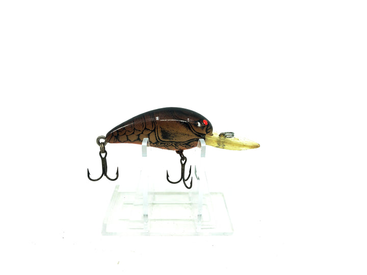 Bomber Model A 6A XC4 Dark Brown Crawdad/Orange Belly Color Screwtail