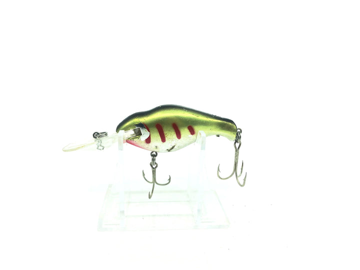 Worden's Hawg Boss Super Toad Metallic Green/Red Ribs Color