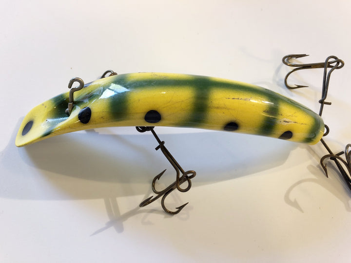 Helin HUGE Musky Sized Flatfish in Yellow Green Black Pattern