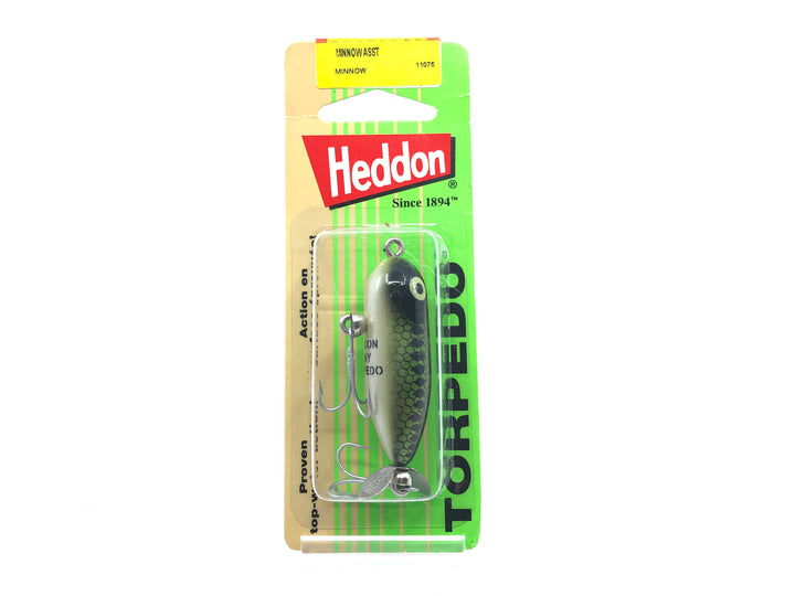 Heddon Tiny Torpedo Baby Bass Color on Card