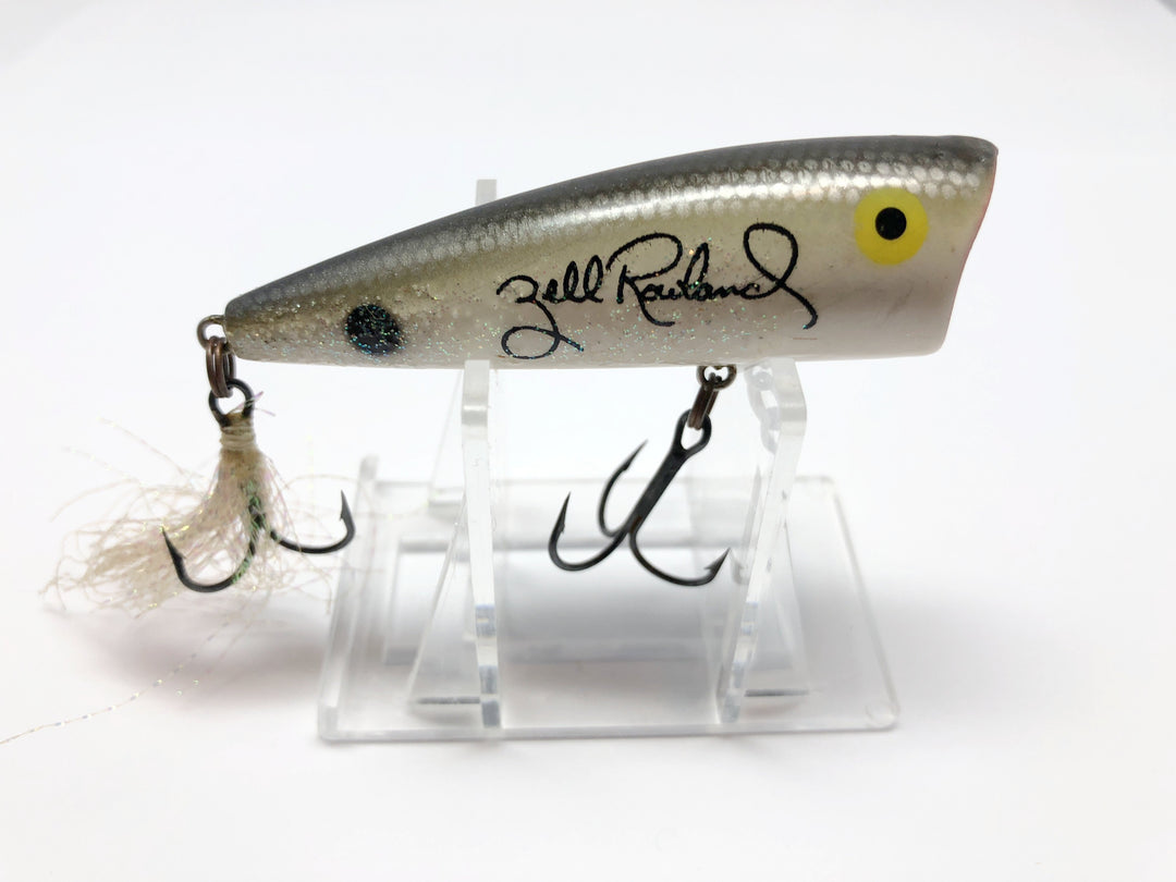 Rebel Zell Rowland Pro Pop-R Lure Silver Flitter Black Scale Back