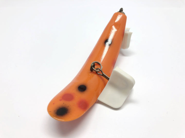 Helin T4 Flatfish Orange with Red and Black Spots Color