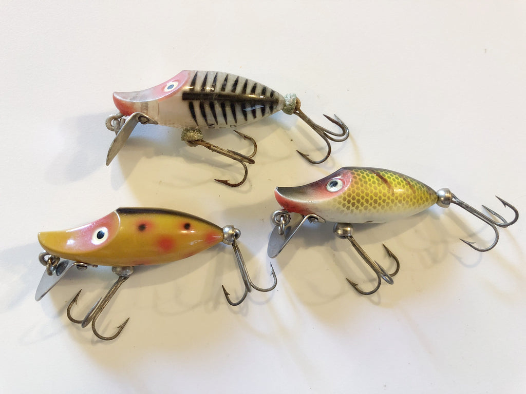 Heddon Tiny River Runts Lot of Three Great Shape – My Bait Shop, LLC