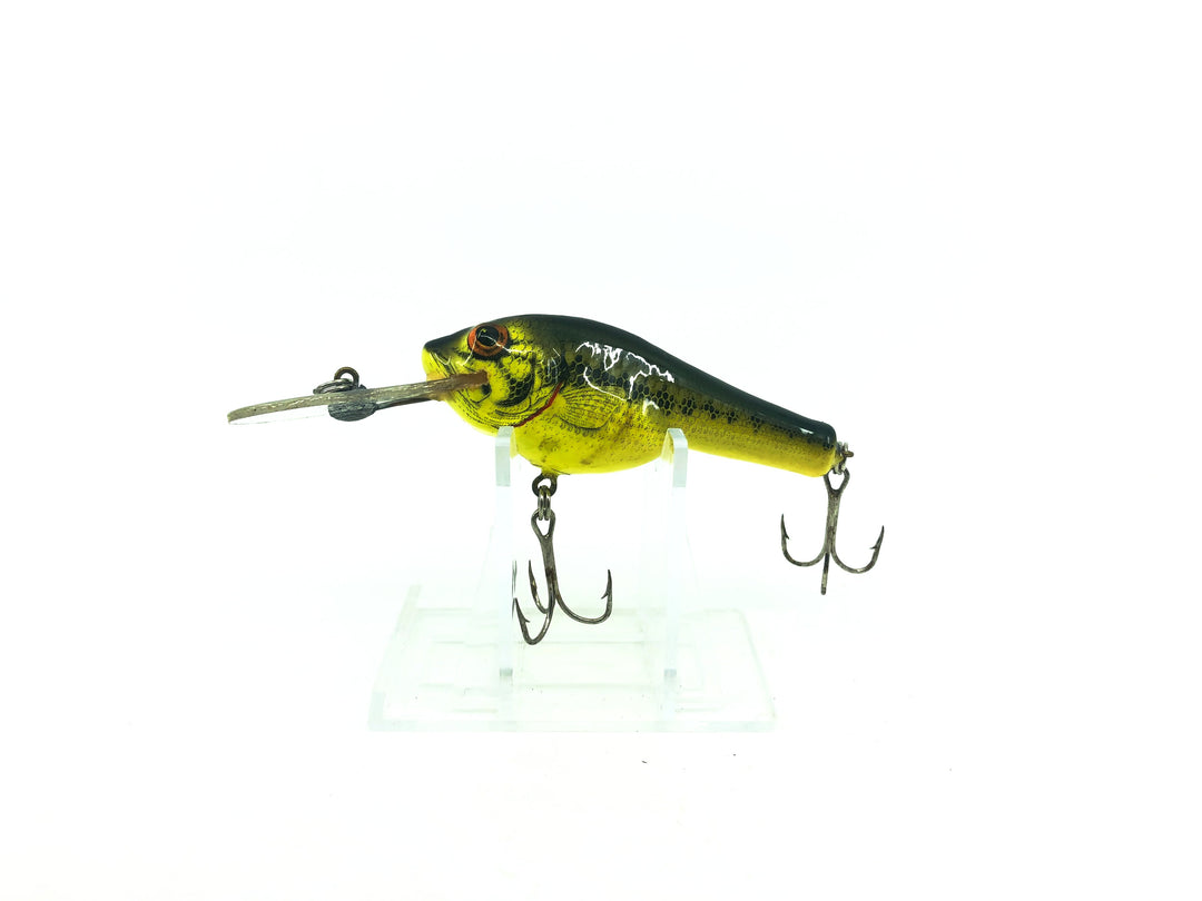 Bagley Small Fry Baby Bass on Chartreuse Color