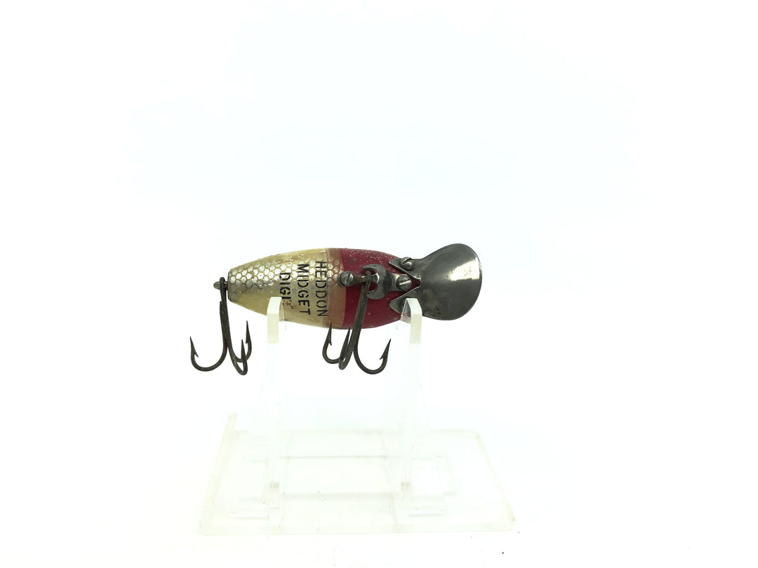 Heddon Midgit Digit River Runt Spook 9020 RH Red Head White Color