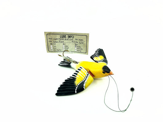 Chautauqua Custom Experimental Bird Lure, Yellow Finch Color – My