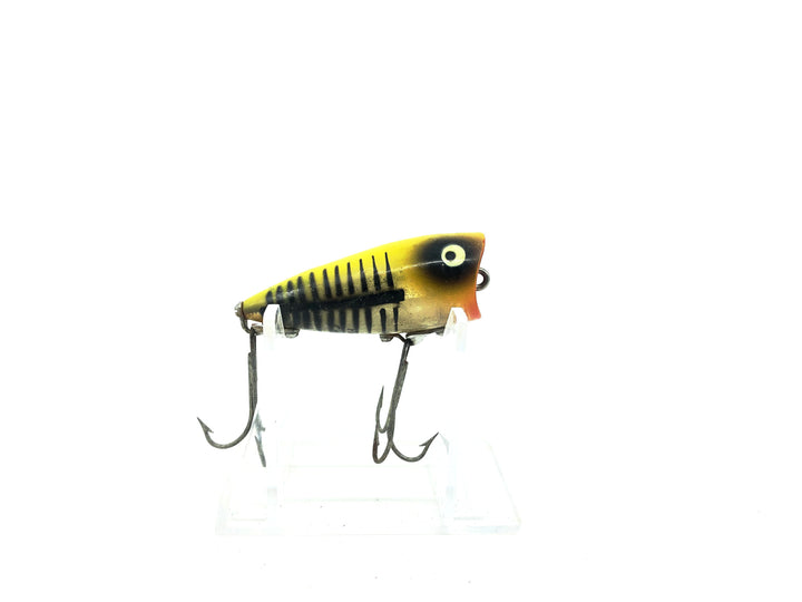 Heddon Chugger Spook Jr. 9520 XRYBB Yellow Shore Black Bone - Tough