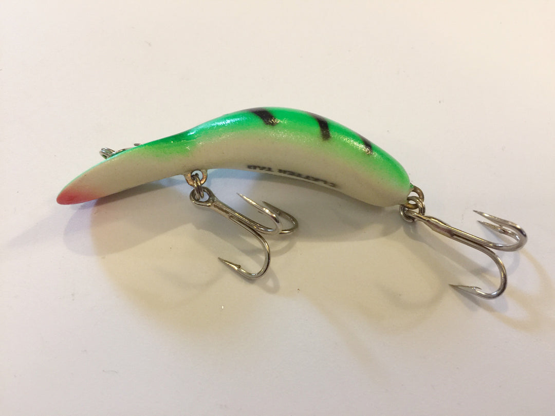 Heddon Tadpolly Clatter Tad Green Black Stripes