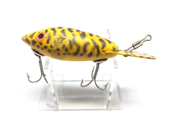 Vintage Plastic Bomber 400 in Yellow Coachdog Color 459 Fishing Lure