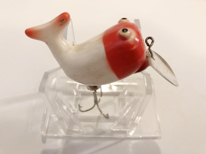 Heddon Hi-Tail Lure in Red and White Color