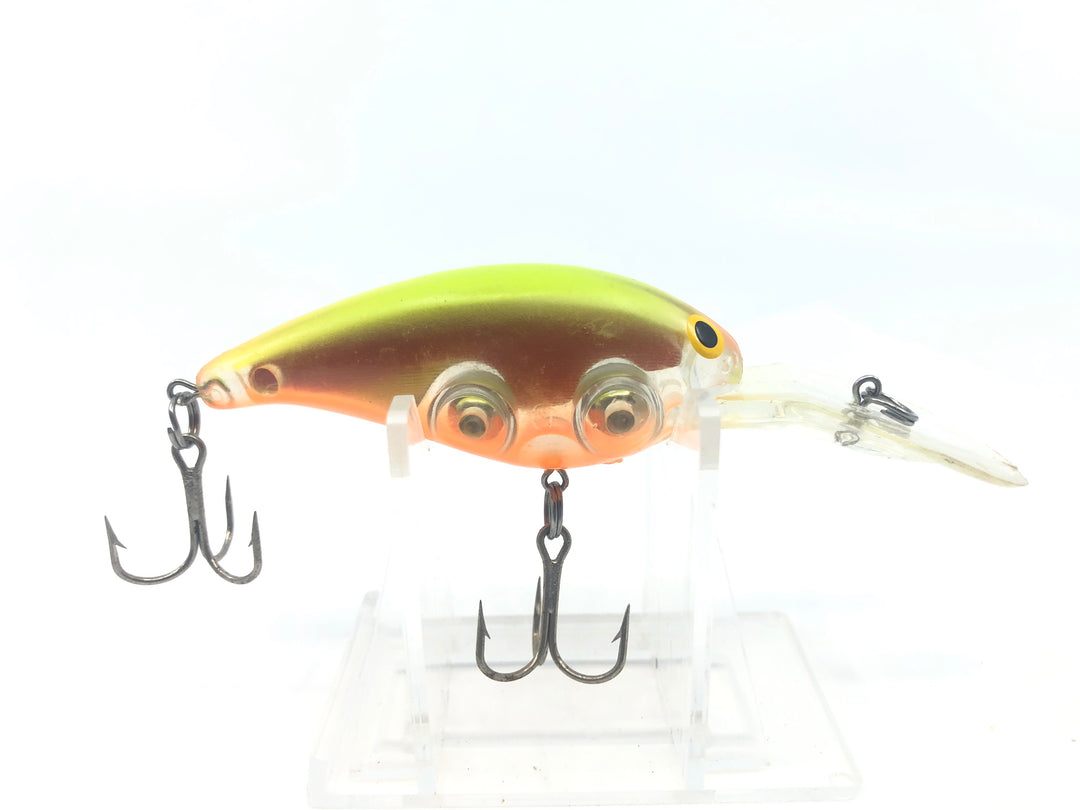 Bill Norman Clear and Orange and Green Crankbait