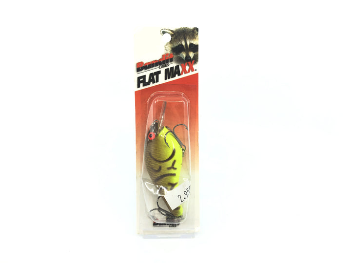 Bandit Flat Maxx Shallow Series Brown Crawfish Chartreuse Belly Color New on Card