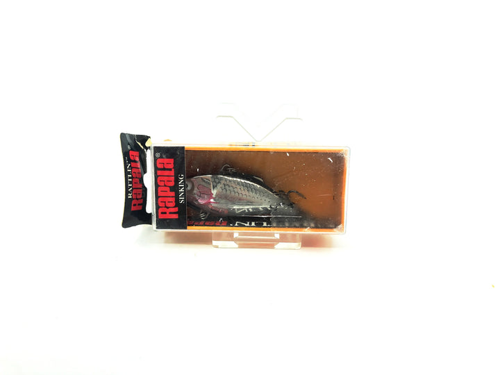 Rapala Rattlin' Rap RNR-5 S Silver Color New in Box Old Stock.