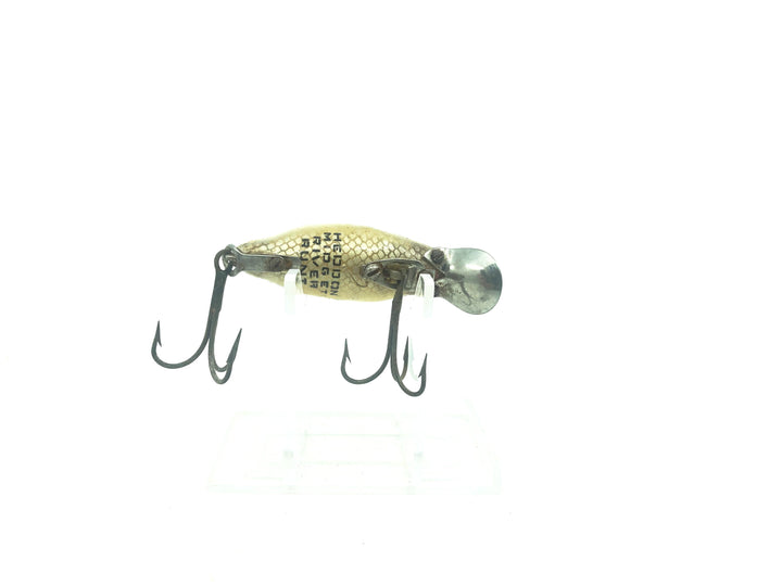 Heddon Midget River Runt Spook 9010 W White Color