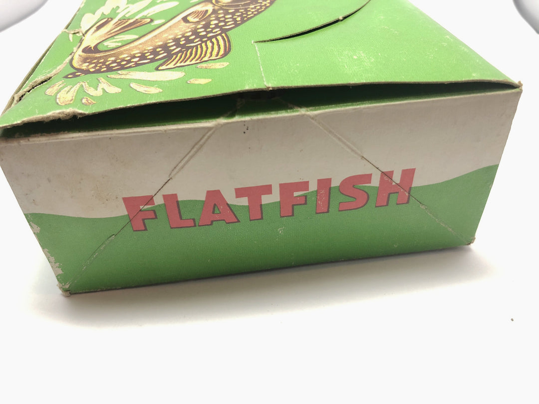 Helin Flatfish Dealer Box of 12 X5 OB Orange Black Stripe Red Tip Color Lures New in Box