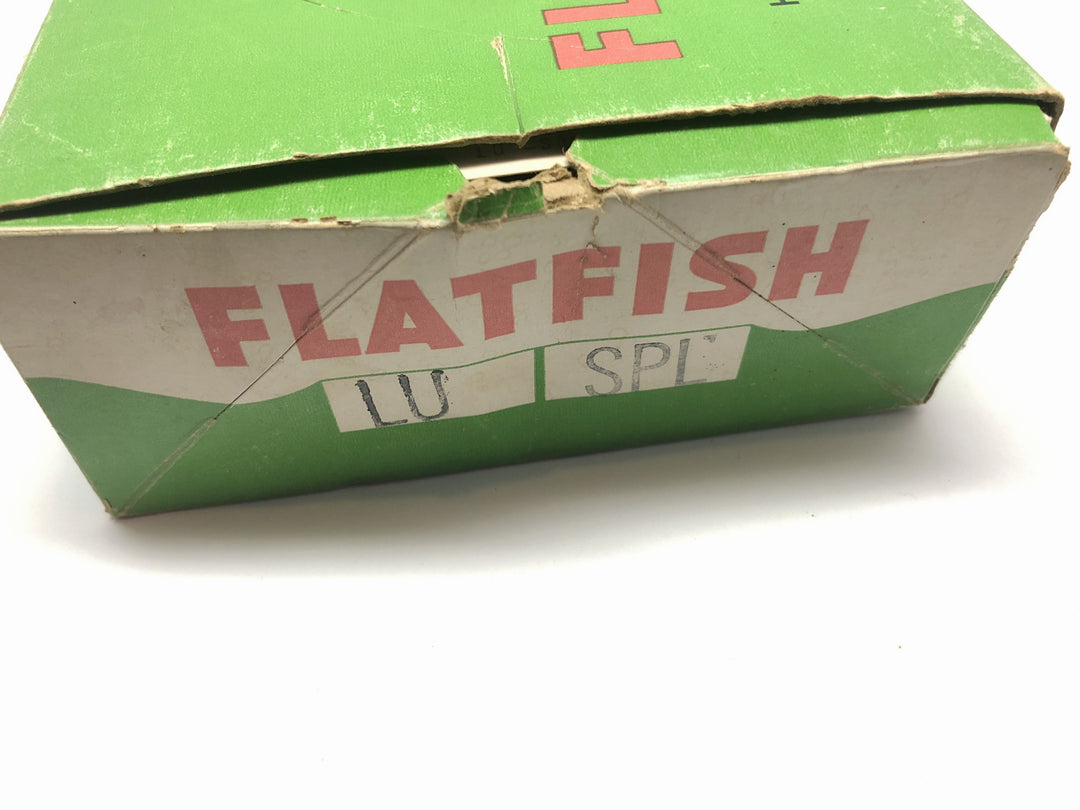 Helin Flatfish Dealer Box of 12 LU SPL Silver Plated Color Lures New in Box