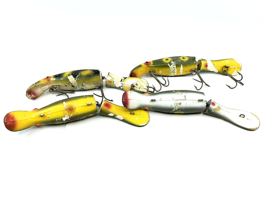 Lot of Four Drifter Tackle The Believer 8" Jointed Musky Lures Special for Fisherman