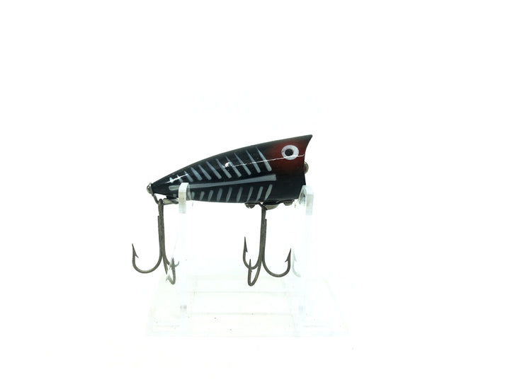 Heddon Baby Chugger Spook 9520 XBW Black Shore Minnow Color