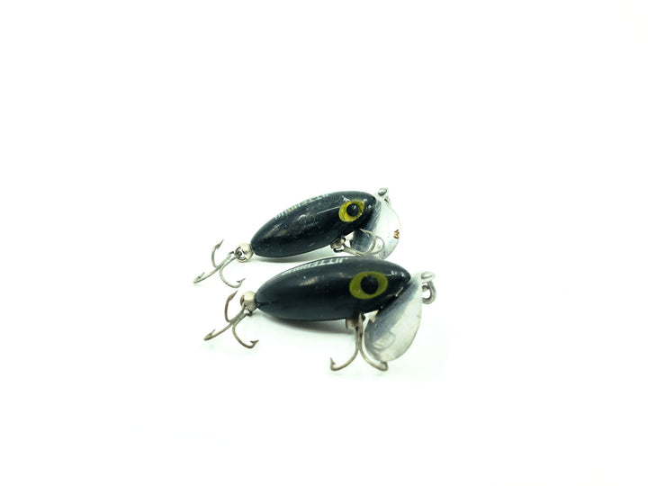 Two Arbogast Jitterbugs, Black Color