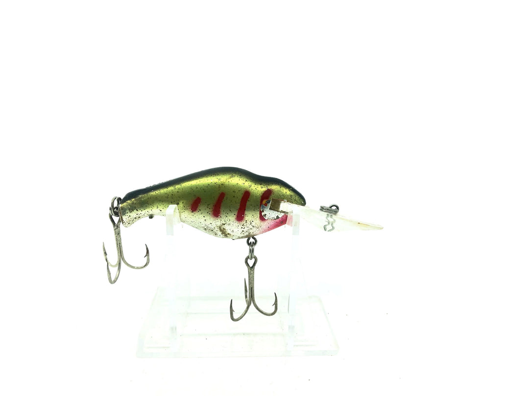 Worden's Hawg Boss Super Toad Metallic Green/Red Ribs Color