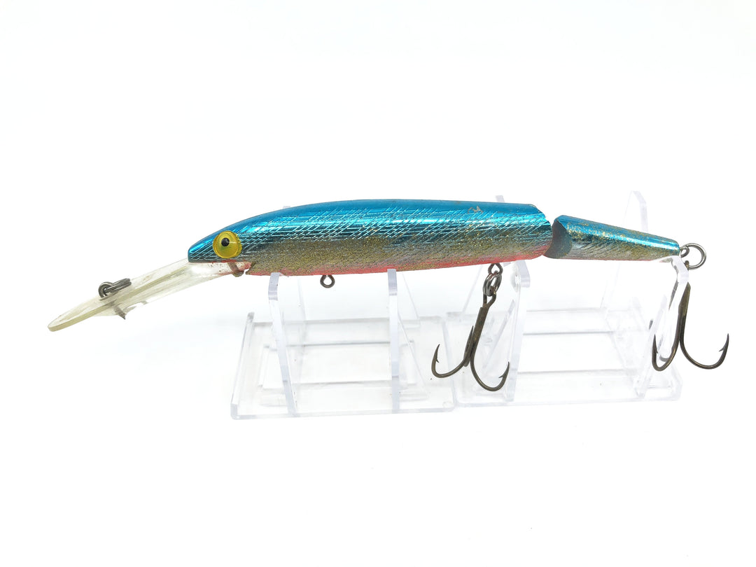 Rebel Jointed Spoonbill Minnow Blue Silver and Red